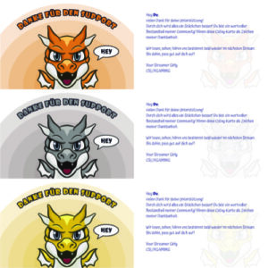 Drache-Karten-Bronze-Silber-Gold