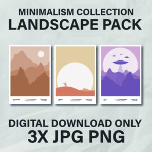 Minimalism Landscape Poster Pack Thumbnail